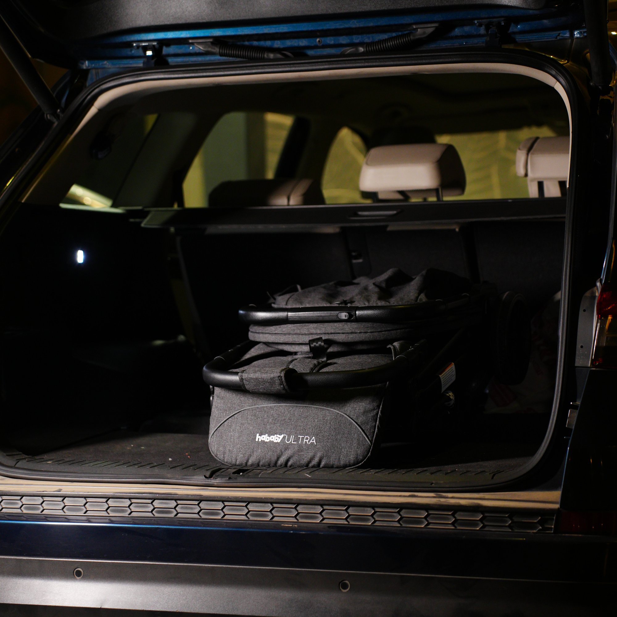 Hababy Ultra folded for travel